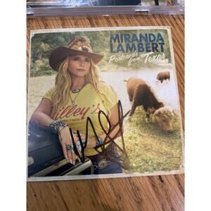 Miranda Lambert Autographed “Texas Postcard” CD